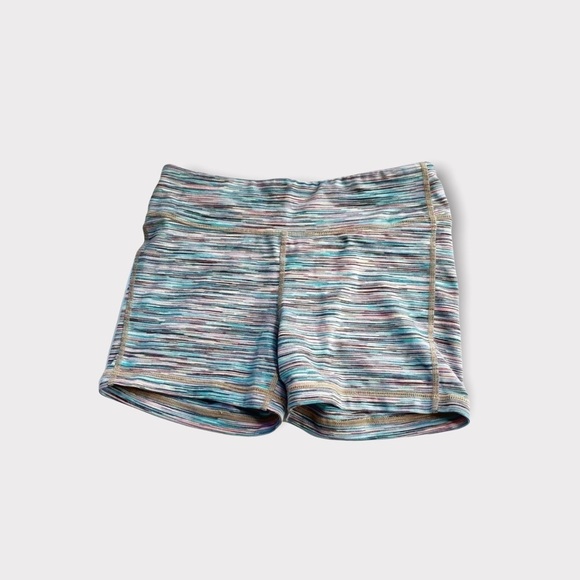 Athleta Other - Athleta Girls Multi Spacedye Chit Chat Shorties girls size L 12 blue gray